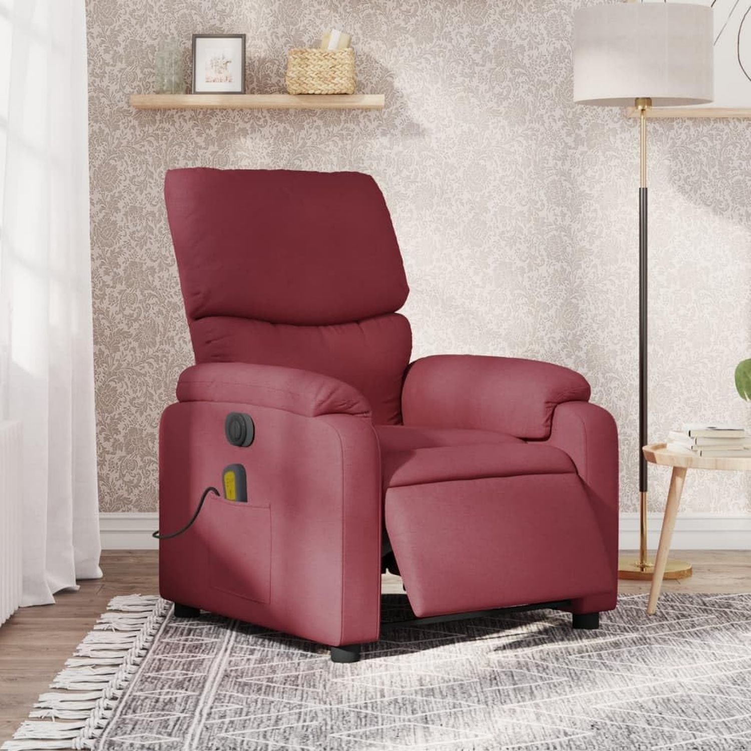 Massagesessel: verstellbar, rot, Homgoday