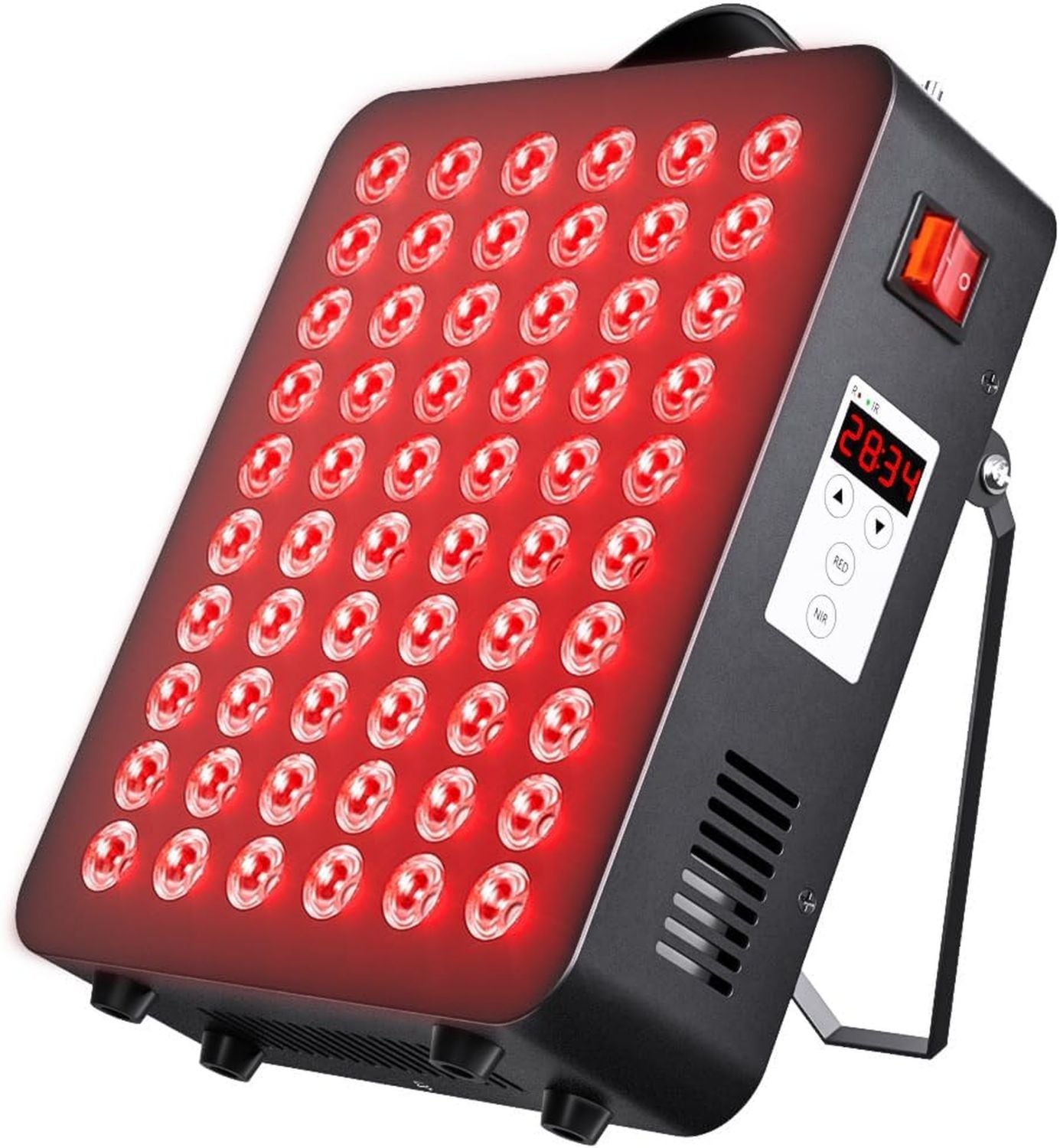 Rotlicht-Therapiegerät: mit Timer, 660nm, 850nm, 300W, 60 LEDs