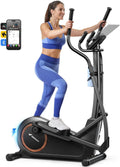 MERACH Crosstrainer - Bluetooth-Konnektivität, leiser Betrieb, für zuhause, 42 cm, 150 kg