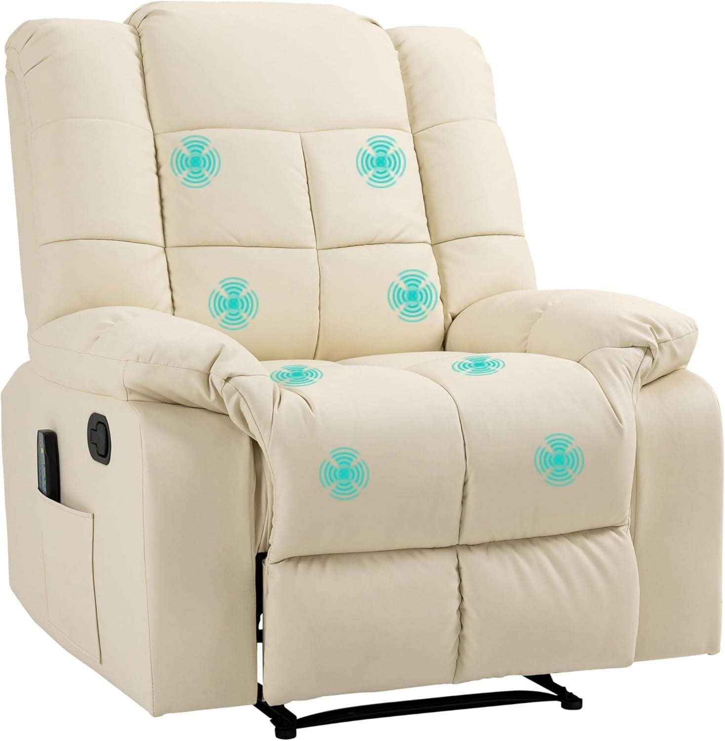 HOMCOM Massagesessel: mit Liegefunktion